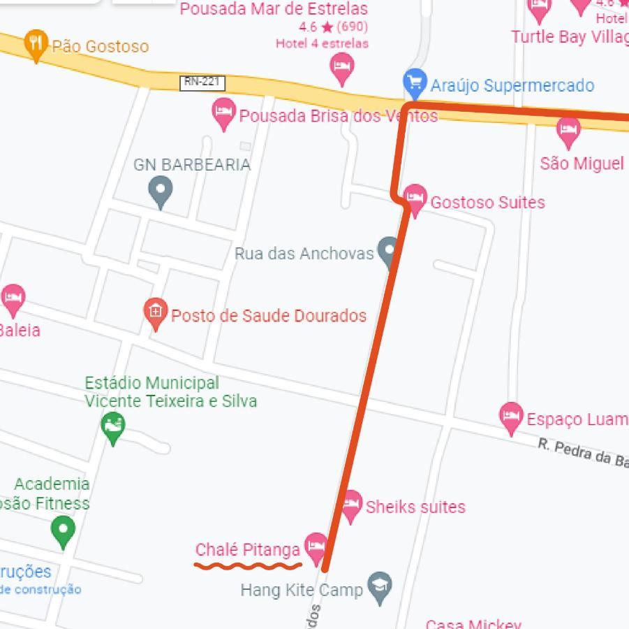 Chale Pitanga Villa São Miguel do Gostoso Kültér fotó